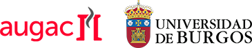 Logo de la AUGAC y Escudo de la Universidad de Burgos