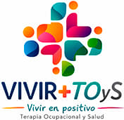 Logo de Vivir+TOyS. Vivir en positivo. Terapia Ocupacional y Salud